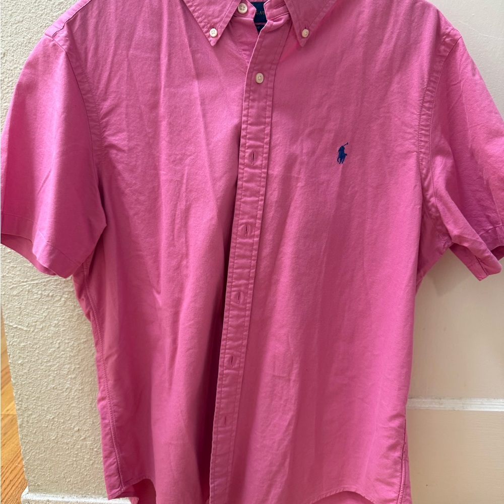 Ralph Lauren Pink Casual Button Down Shirt